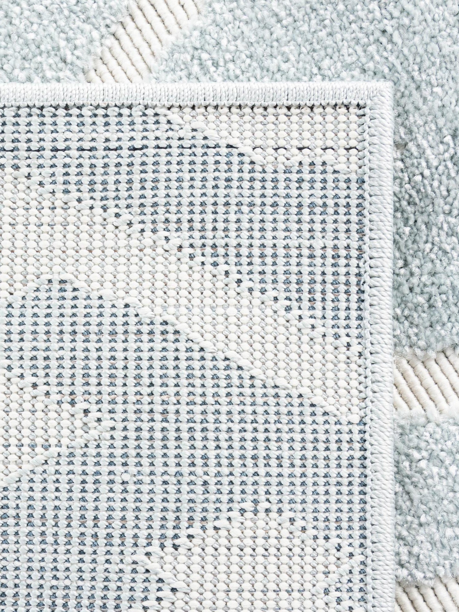 Light Blue 2' x 6' 1 Sabrina Soto Outdoor Runner Area Rug Weather Resistant for Patio, Deck, Terrace, Balcony, Porch Durable Carpet for Exterior Home Design for Sale at Rug Engine