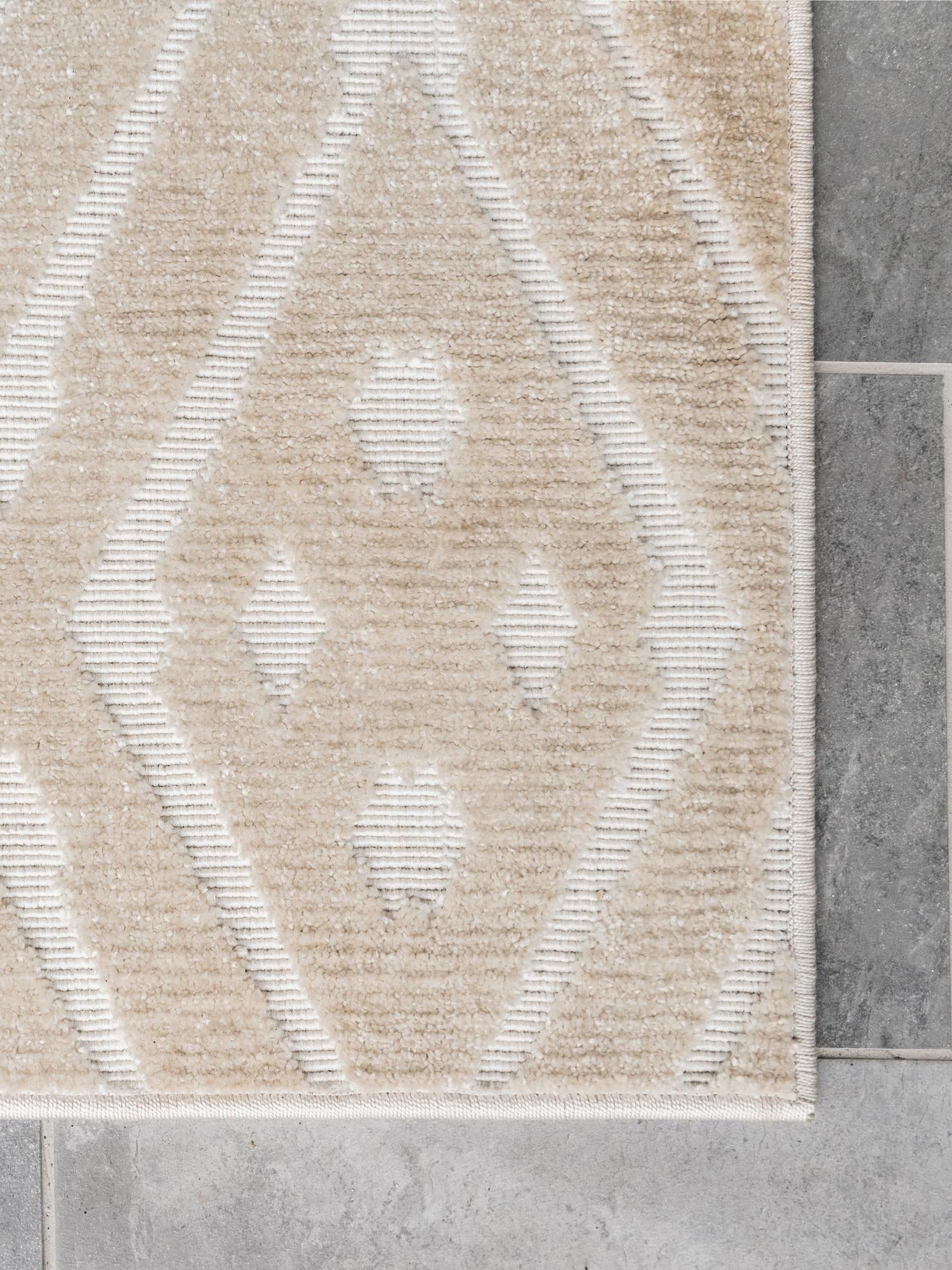 Beige 8' x 10' Sabrina Soto Outdoor Rectangle Area Rug Weather Resistant for Patio, Deck, Terrace, Balcony, Porch Durable Carpet for Exterior Home Design for Sale at Rug Engine
