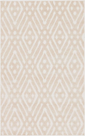 Beige 5' 1 x 8' Sabrina Soto Outdoor Rectangle Area Rug Weather Resistant for Patio, Deck, Terrace, Balcony, Porch Durable Carpet for Exterior Home Design for Sale at Rug Engine