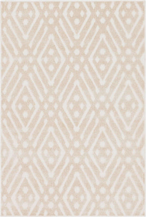 Beige 4' 1 x 6' 1 Sabrina Soto Outdoor Rectangle Area Rug Weather Resistant for Patio, Deck, Terrace, Balcony, Porch Durable Carpet for Exterior Home Design for Sale at Rug Engine