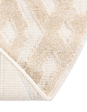Beige 8' x 8' Sabrina Soto Outdoor Round Area Rug Weather Resistant for Patio, Deck, Terrace, Balcony, Porch Durable Carpet for Exterior Home Design for Sale at Rug Engine