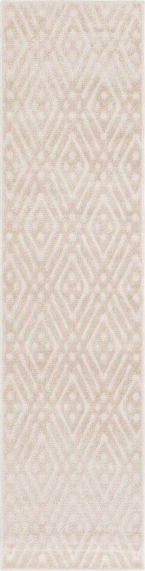 Beige 2' x 8' Sabrina Soto Outdoor Runner Area Rug Weather Resistant for Patio, Deck, Terrace, Balcony, Porch Durable Carpet for Exterior Home Design for Sale at Rug Engine