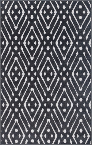 Black 5' 1 x 8' Sabrina Soto Outdoor Rectangle Area Rug Weather Resistant for Patio, Deck, Terrace, Balcony, Porch Durable Carpet for Exterior Home Design for Sale at Rug Engine