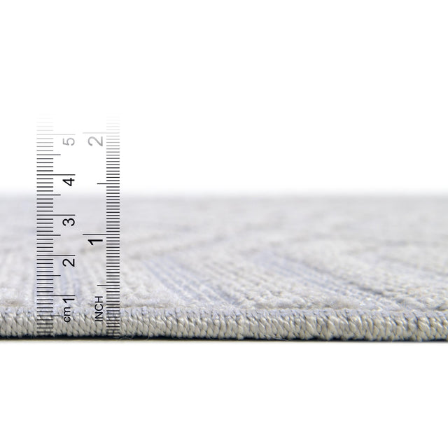 Gray 4' 1 x 6' 1 Sabrina Soto Outdoor Rectangle Area Rug Weather Resistant for Patio, Deck, Terrace, Balcony, Porch Durable Carpet for Exterior Home Design for Sale at Rug Engine