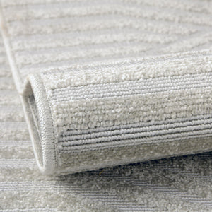Gray 4' 1 x 6' 1 Sabrina Soto Outdoor Rectangle Area Rug Weather Resistant for Patio, Deck, Terrace, Balcony, Porch Durable Carpet for Exterior Home Design for Sale at Rug Engine