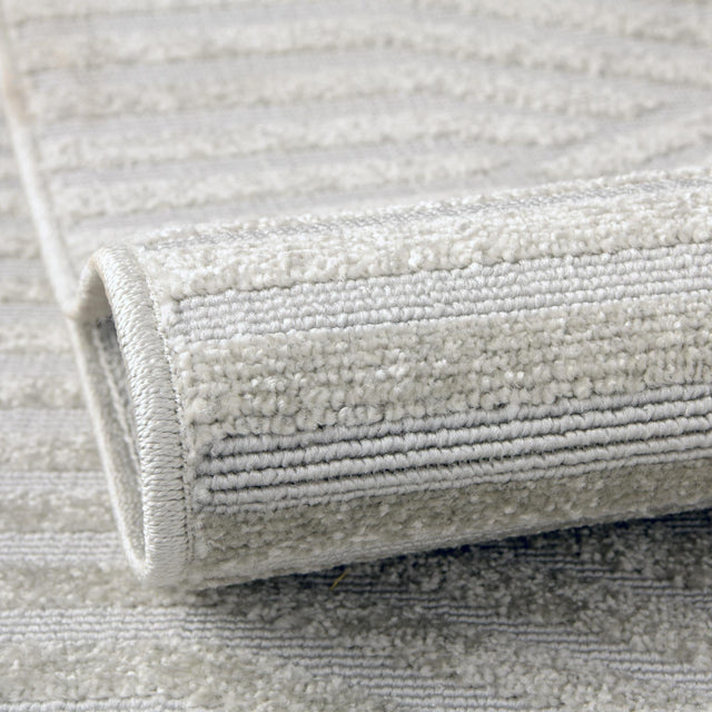 Gray 4' 1 x 6' 1 Sabrina Soto Outdoor Rectangle Area Rug Weather Resistant for Patio, Deck, Terrace, Balcony, Porch Durable Carpet for Exterior Home Design for Sale at Rug Engine