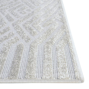 Gray 4' 1 x 6' 1 Sabrina Soto Outdoor Rectangle Area Rug Weather Resistant for Patio, Deck, Terrace, Balcony, Porch Durable Carpet for Exterior Home Design for Sale at Rug Engine