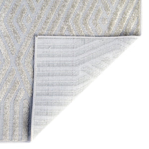 Gray 4' 1 x 6' 1 Sabrina Soto Outdoor Rectangle Area Rug Weather Resistant for Patio, Deck, Terrace, Balcony, Porch Durable Carpet for Exterior Home Design for Sale at Rug Engine
