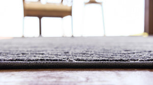 Black 4' 1 x 6' 1 Sabrina Soto Outdoor Rectangle Area Rug Weather Resistant for Patio, Deck, Terrace, Balcony, Porch Durable Carpet for Exterior Home Design for Sale at Rug Engine