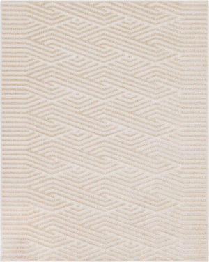 Beige 8' x 10' Sabrina Soto Outdoor Rectangle Area Rug Weather Resistant for Patio, Deck, Terrace, Balcony, Porch Durable Carpet for Exterior Home Design for Sale at Rug Engine