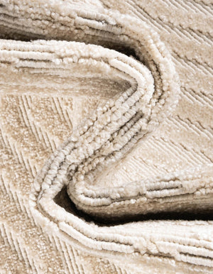Beige 5' 1 x 8' Sabrina Soto Outdoor Rectangle Area Rug Weather Resistant for Patio, Deck, Terrace, Balcony, Porch Durable Carpet for Exterior Home Design for Sale at Rug Engine