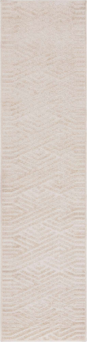 Beige 2' x 8' Sabrina Soto Outdoor Runner Area Rug Weather Resistant for Patio, Deck, Terrace, Balcony, Porch Durable Carpet for Exterior Home Design for Sale at Rug Engine