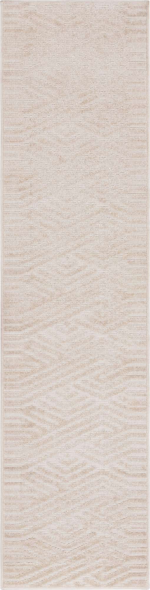 Beige 2' x 8' Sabrina Soto Outdoor Runner Area Rug Weather Resistant for Patio, Deck, Terrace, Balcony, Porch Durable Carpet for Exterior Home Design for Sale at Rug Engine