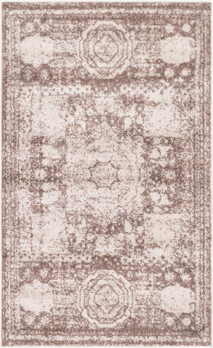 Light Brown 3' 3 x 5' 3 Bromley Rectangle Area Rug 100% Polypropylene With Cotton Backing Vintage Distressed Colorful Traditional Carpet for Living Dining Rooms Offices for Sale at Rug Engine