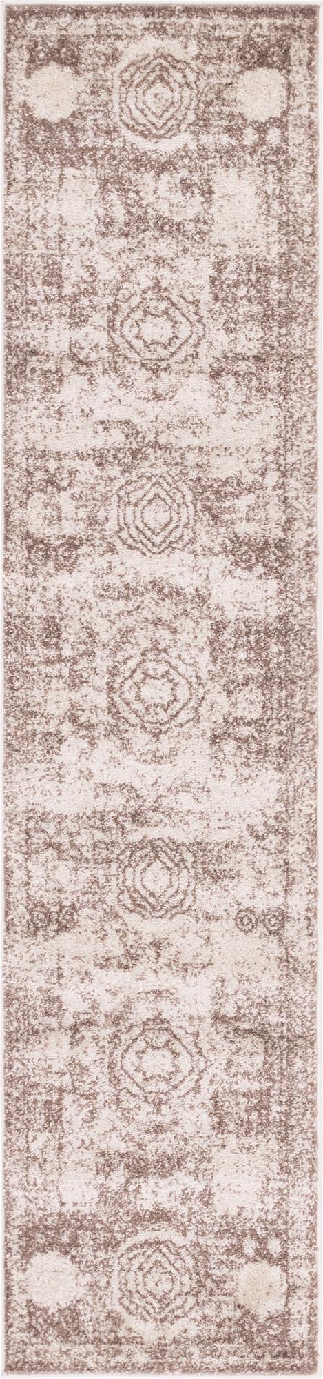 Light Brown 2' x 8' 8 Bromley Runner Area Rug 100% Polypropylene With Cotton Backing Vintage Distressed Colorful Traditional Carpet for Living Dining Rooms Offices for Sale at Rug Engine