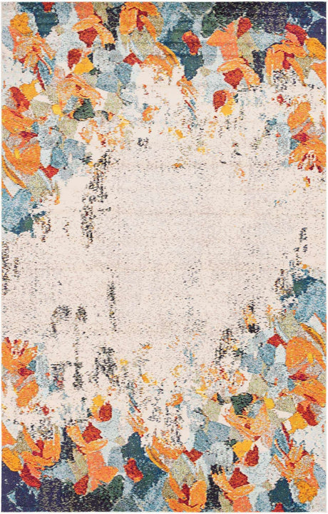 Multicolor 10' 6 x 16' 5 Chromatic Rectangle Area Rug 100% Polypropylene With Cotton Backing Abstract Modern Colorful Carpet Mat for Home Decor & Interior Design for Sale at Rug Engine