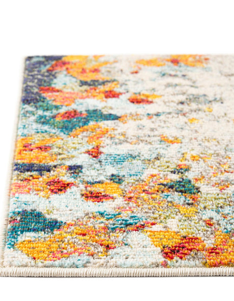 Multicolor 4' x 6' Chromatic Rectangle Area Rug 100% Polypropylene With Cotton Backing Abstract Modern Colorful Carpet Mat for Home Decor & Interior Design for Sale at Rug Engine