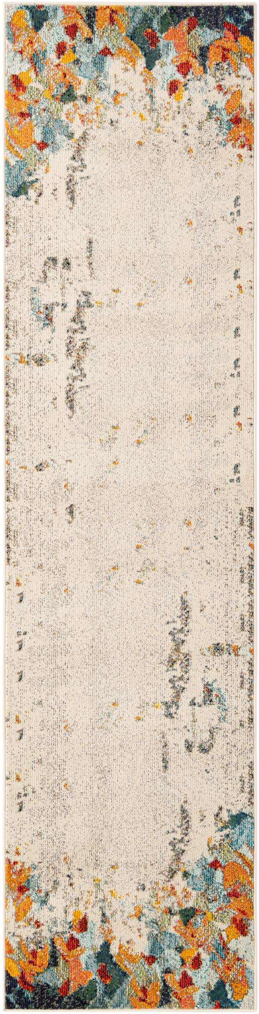 Multicolor 2' 7 x 10' Chromatic Runner Area Rug 100% Polypropylene With Cotton Backing Abstract Modern Colorful Carpet Mat for Home Decor & Interior Design for Sale at Rug Engine