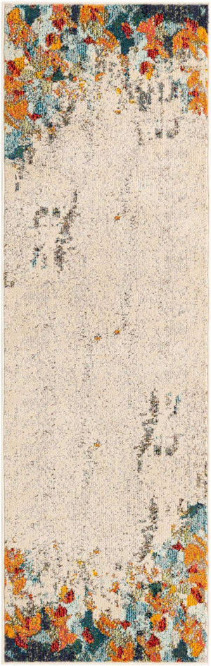 Multicolor 2' 2 x 6' 9 Chromatic Runner Area Rug 100% Polypropylene With Cotton Backing Abstract Modern Colorful Carpet Mat for Home Decor & Interior Design for Sale at Rug Engine