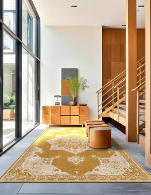 Yellow 2' 2 x 3' 1 Utopia Rectangle Area Rug Traditional Vintage Persian Inspired Vivid Color Durable Carpet for Unique Interiors for Sale at Rug Engine
