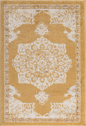 Yellow 2' 2 x 3' 1 Utopia Rectangle Area Rug Traditional Vintage Persian Inspired Vivid Color Durable Carpet for Unique Interiors for Sale at Rug Engine