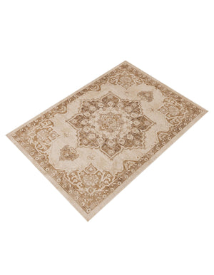 Beige 8' x 10' Utopia Rectangle Area Rug Traditional Vintage Persian Inspired Vivid Color Durable Carpet for Unique Interiors for Sale at Rug Engine
