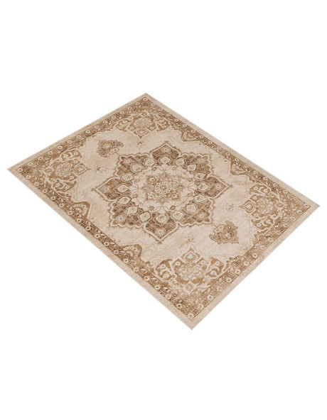 Beige 8' x 10' Utopia Rectangle Area Rug Traditional Vintage Persian Inspired Vivid Color Durable Carpet for Unique Interiors for Sale at Rug Engine