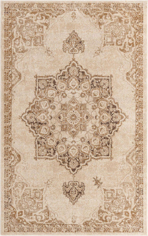 Beige 5' x 8' Utopia Rectangle Area Rug Traditional Vintage Persian Inspired Vivid Color Durable Carpet for Unique Interiors for Sale at Rug Engine