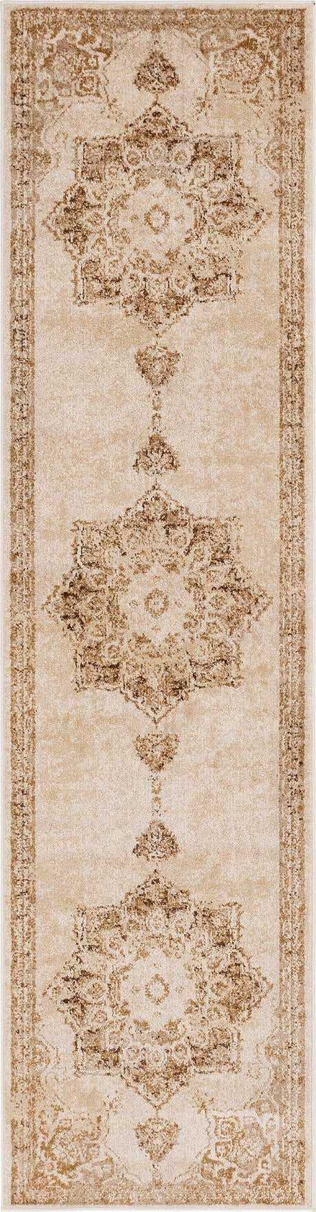 Beige 2' 7 x 10' Utopia Runner Area Rug Traditional Vintage Persian Inspired Vivid Color Durable Carpet for Unique Interiors for Sale at Rug Engine