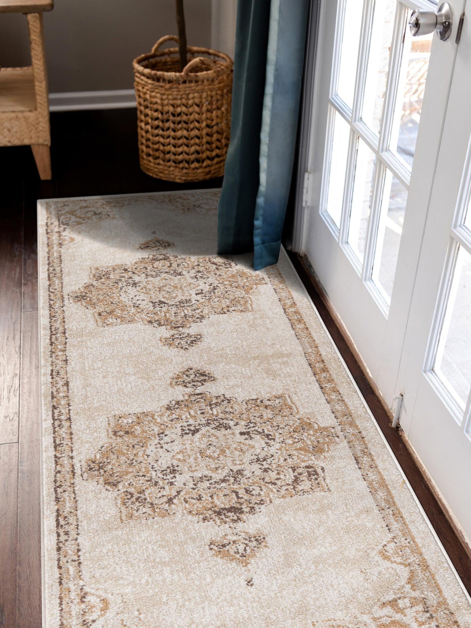 Beige 2' x 6' 1 Utopia Runner Area Rug Traditional Vintage Persian Inspired Vivid Color Durable Carpet for Unique Interiors for Sale at Rug Engine
