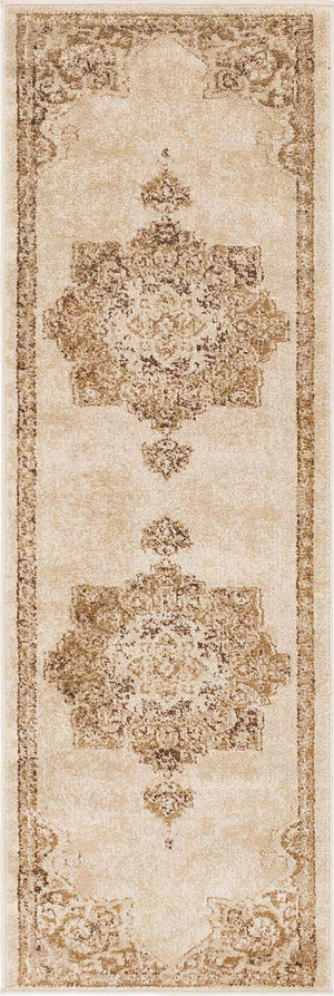 Beige 2' x 6' 1 Utopia Runner Area Rug Traditional Vintage Persian Inspired Vivid Color Durable Carpet for Unique Interiors for Sale at Rug Engine