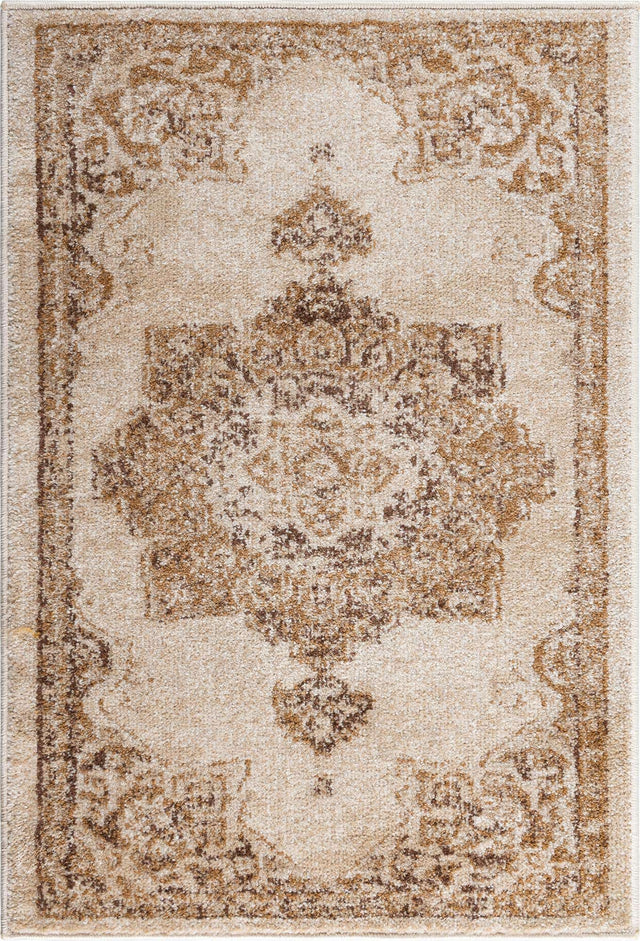 Beige 2' 2 x 3' Utopia Rectangle Area Rug Traditional Vintage Persian Inspired Vivid Color Durable Carpet for Unique Interiors for Sale at Rug Engine