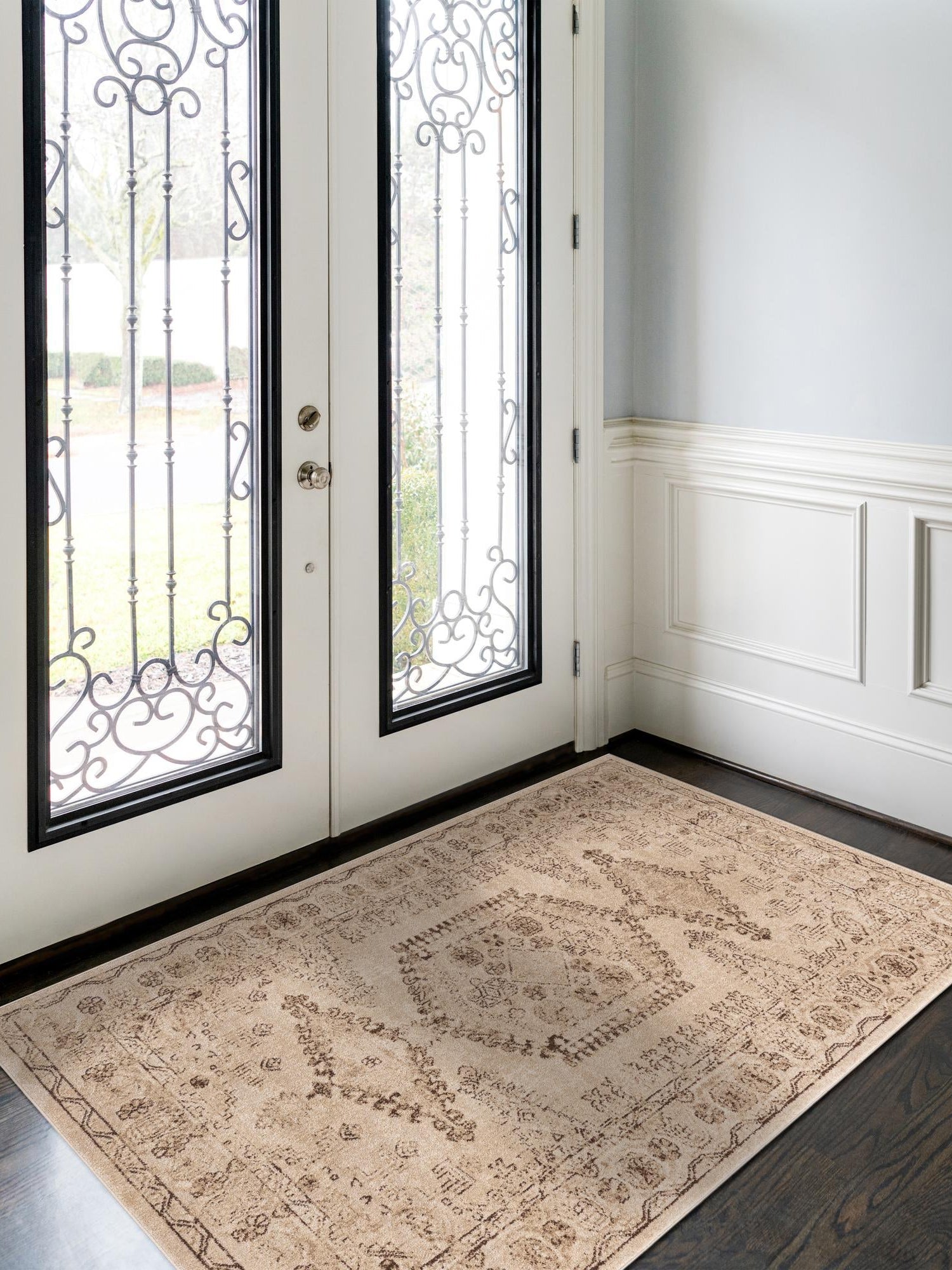Beige 2' 2 x 3' Utopia Rectangle Area Rug Traditional Vintage Persian Inspired Vivid Color Durable Carpet for Unique Interiors for Sale at Rug Engine