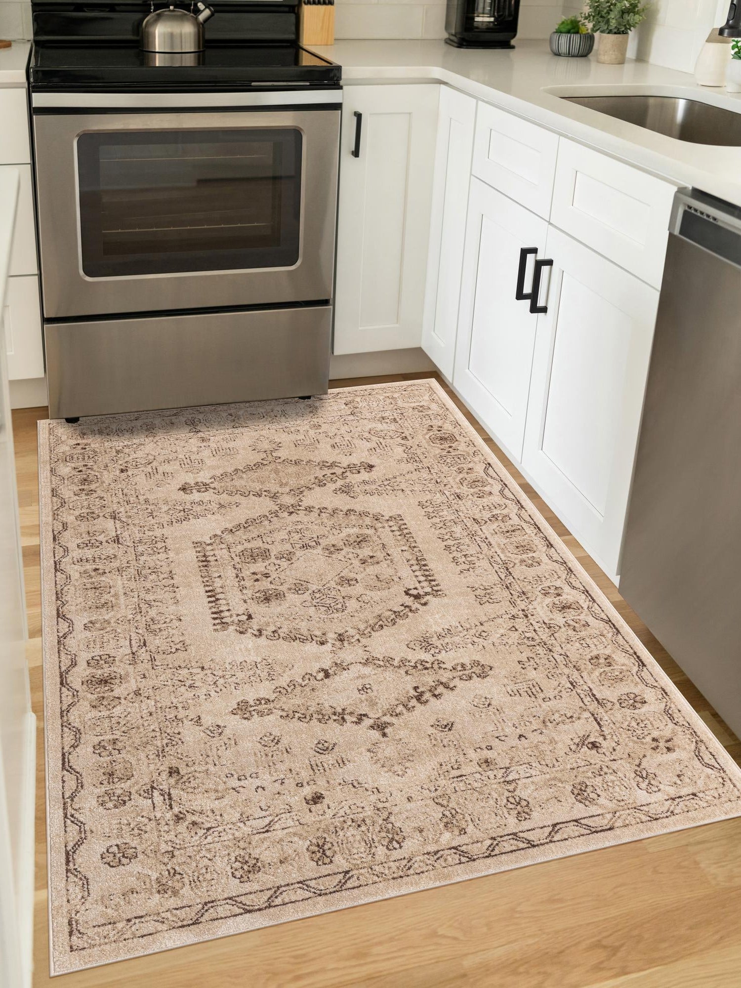 Beige 2' 2 x 3' Utopia Rectangle Area Rug Traditional Vintage Persian Inspired Vivid Color Durable Carpet for Unique Interiors for Sale at Rug Engine