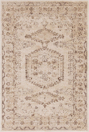 Beige 4' x 6' Utopia Rectangle Area Rug Traditional Vintage Persian Inspired Vivid Color Durable Carpet for Unique Interiors for Sale at Rug Engine