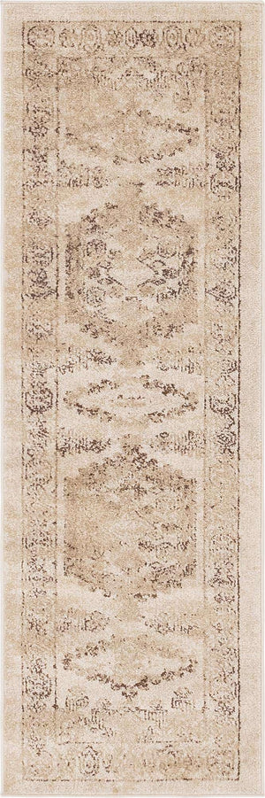 Beige 2' x 6' Utopia Runner Area Rug Traditional Vintage Persian Inspired Vivid Color Durable Carpet for Unique Interiors for Sale at Rug Engine