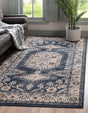 Dark Blue 2' 2 x 3' 1 Utopia Rectangle Area Rug Traditional Vintage Persian Inspired Vivid Color Durable Carpet for Unique Interiors for Sale at Rug Engine