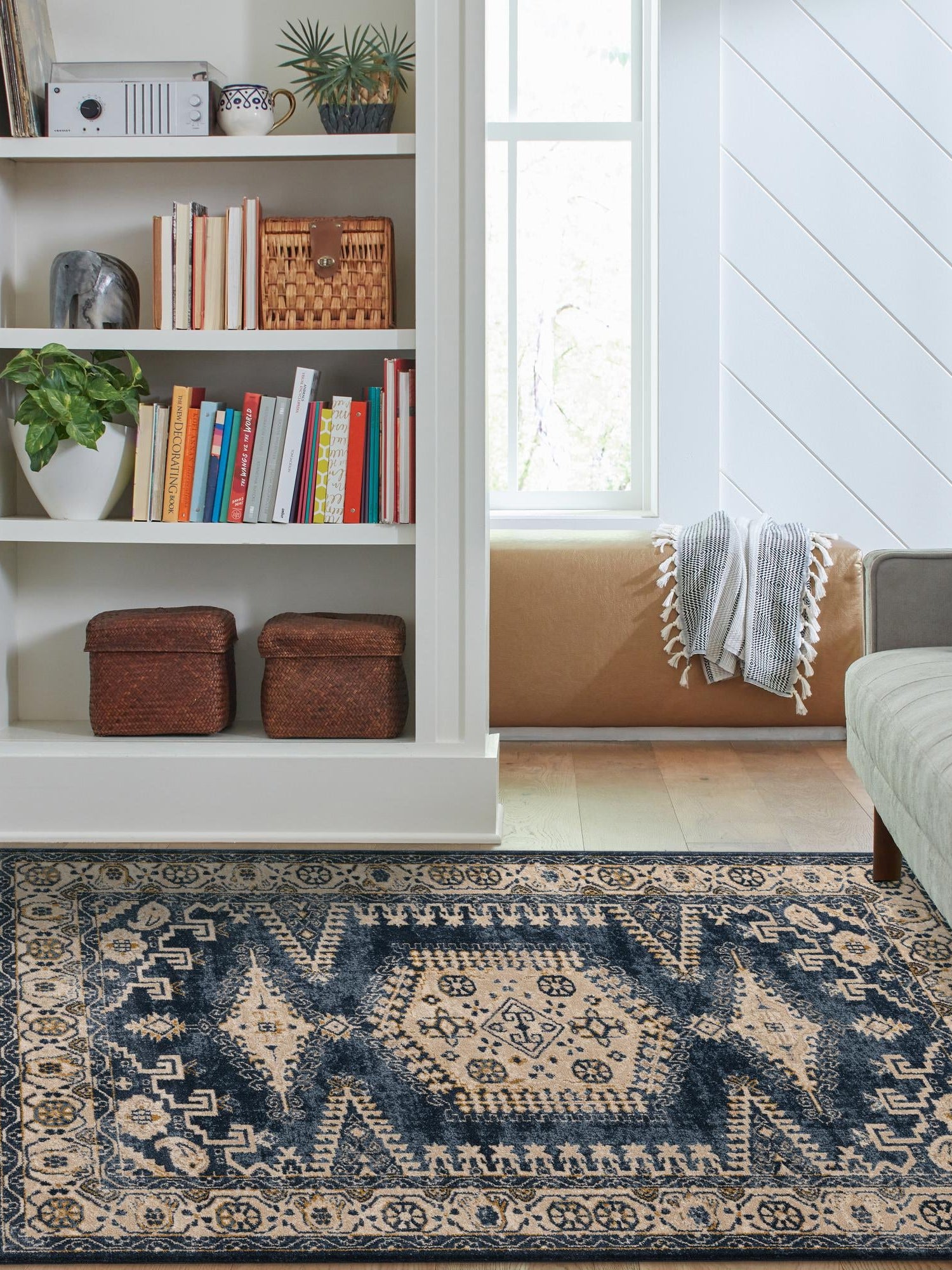 Dark Blue 2' 2 x 3' 1 Utopia Rectangle Area Rug Traditional Vintage Persian Inspired Vivid Color Durable Carpet for Unique Interiors for Sale at Rug Engine