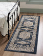 Dark Blue 2' x 6' 1 Utopia Runner Area Rug Traditional Vintage Persian Inspired Vivid Color Durable Carpet for Unique Interiors for Sale at Rug Engine