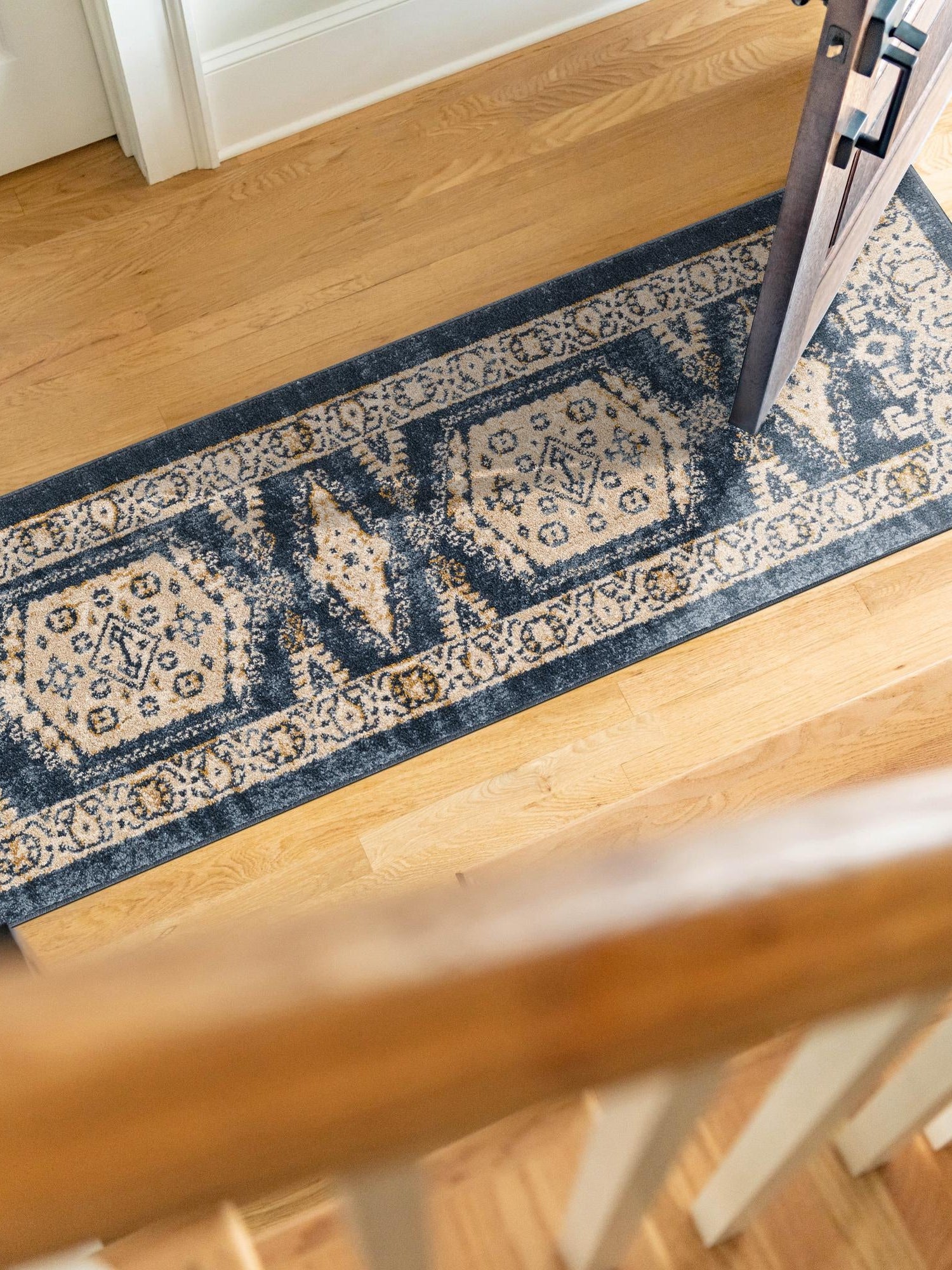 Dark Blue 2' 7 x 10' Utopia Runner Area Rug Traditional Vintage Persian Inspired Vivid Color Durable Carpet for Unique Interiors for Sale at Rug Engine