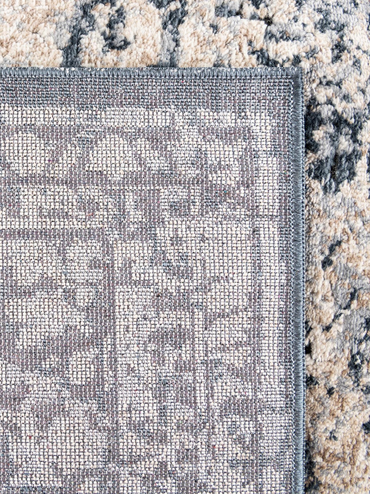 Navy Blue 9' x 12' Chateau Rectangle Area Rug 85% Polypropylene & 15% Chenille With Cotton Backing Traditional Vintage Distressed Carpet for Classical Interior Design Decorating for Sale at Rug Engine