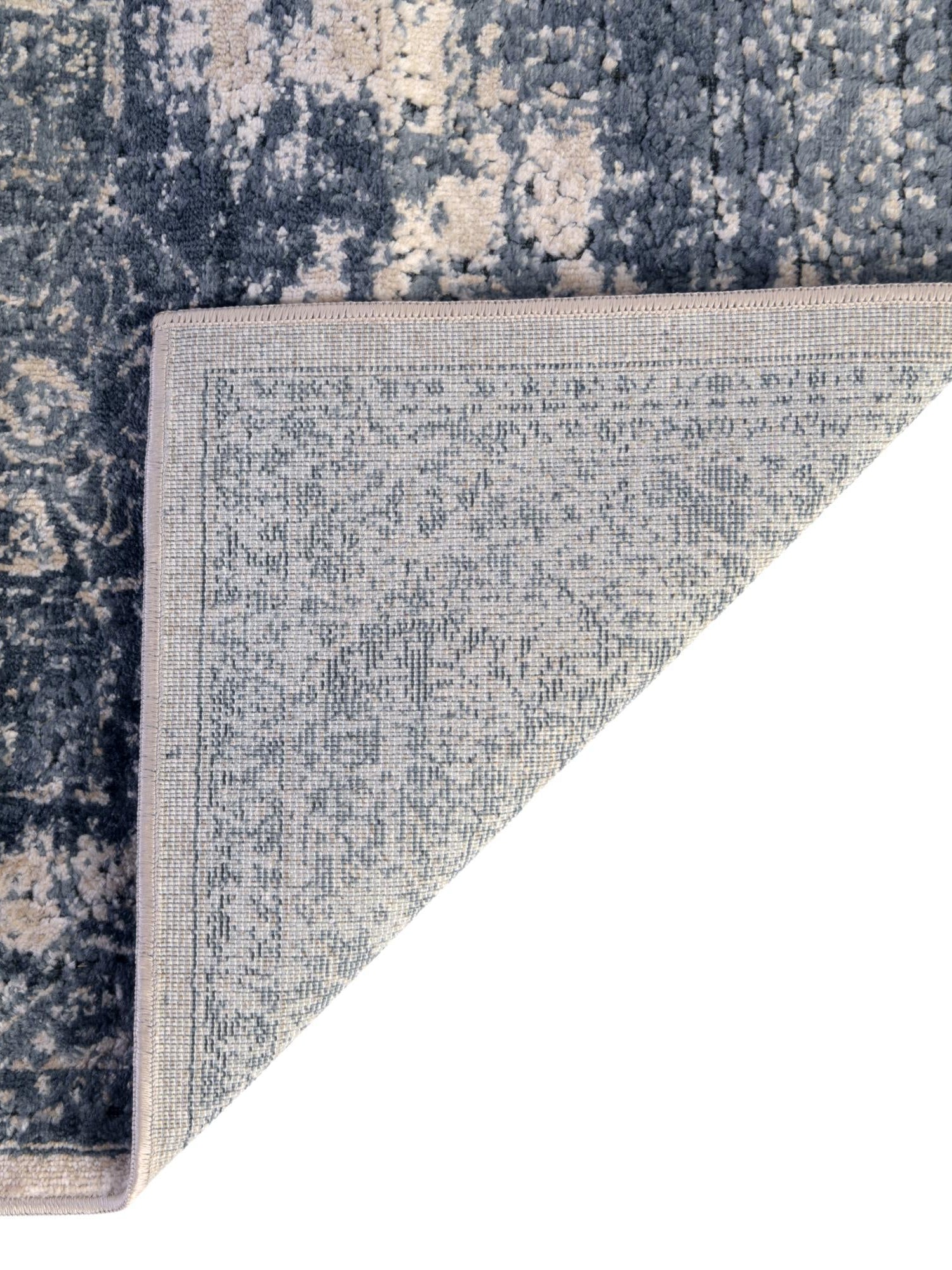 Ivory 2' 2 x 3' Chateau Rectangle Area Rug 85% Polypropylene & 15% Chenille With Cotton Backing Traditional Vintage Distressed Carpet for Classical Interior Design Decorating for Sale at Rug Engine
