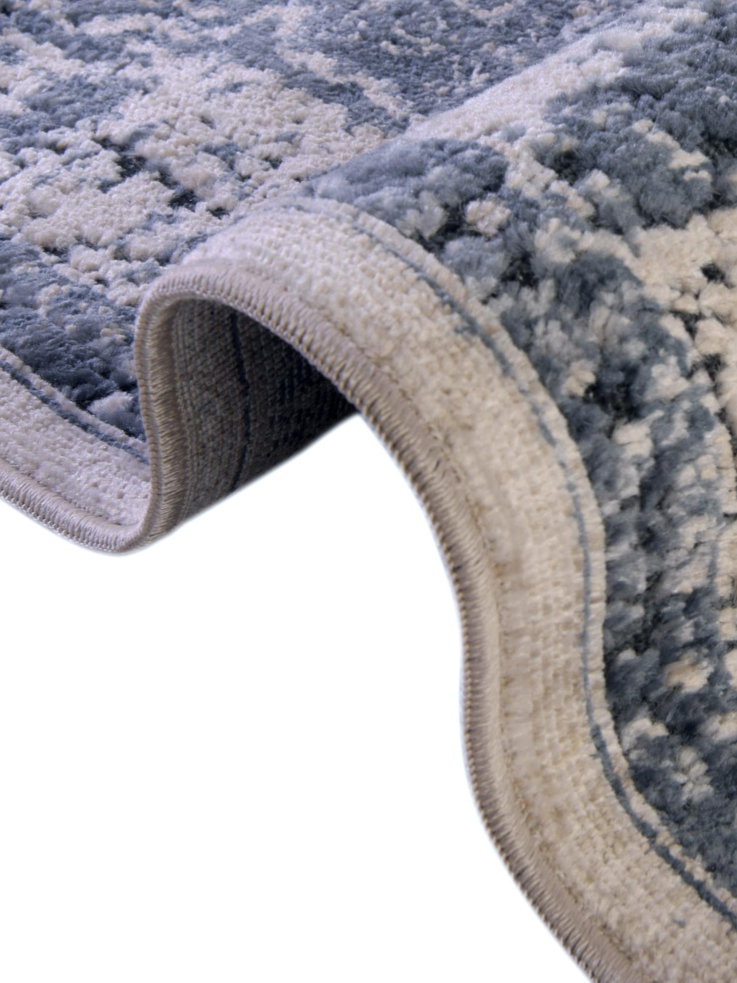 Ivory 2' 2 x 3' Chateau Rectangle Area Rug 85% Polypropylene & 15% Chenille With Cotton Backing Traditional Vintage Distressed Carpet for Classical Interior Design Decorating for Sale at Rug Engine