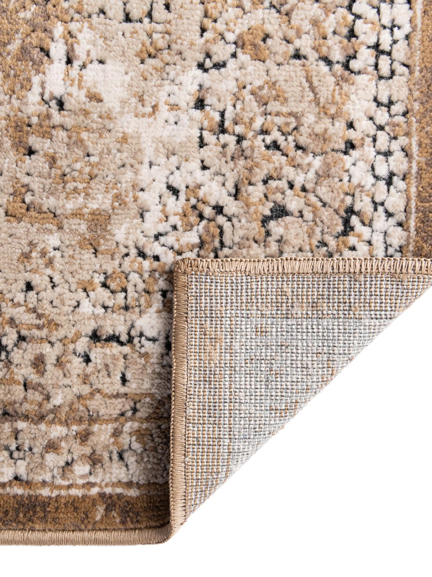 Khaki 10' x 14' 5 Chateau Rectangle Area Rug 85% Polypropylene & 15% Chenille With Cotton Backing Traditional Vintage Distressed Carpet for Classical Interior Design Decorating for Sale at Rug Engine