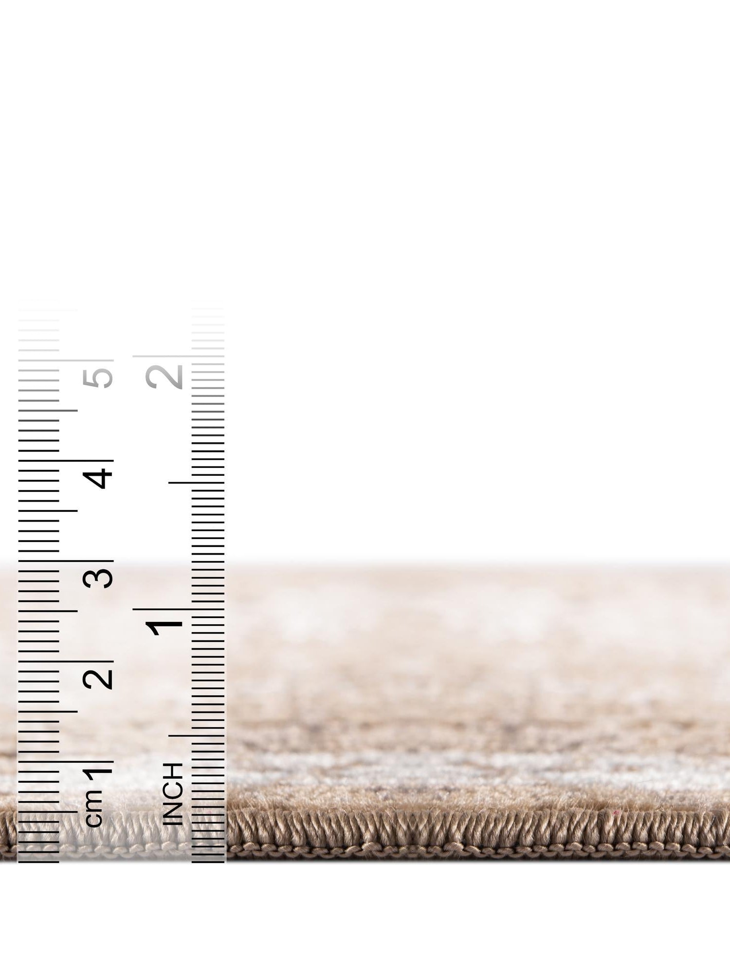 Khaki 7' 10 x 7' 10 Chateau Round Area Rug 85% Polypropylene & 15% Chenille With Cotton Backing Traditional Vintage Distressed Carpet for Classical Interior Design Decorating for Sale at Rug Engine