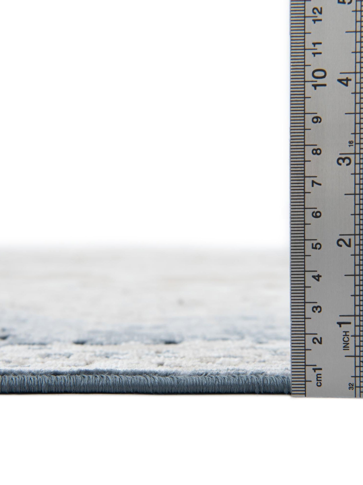 Slate Blue 7' 10 x 10' Chateau Rectangle Area Rug 85% Polypropylene & 15% Chenille With Cotton Backing Traditional Vintage Distressed Carpet for Classical Interior Design Decorating for Sale at Rug Engine