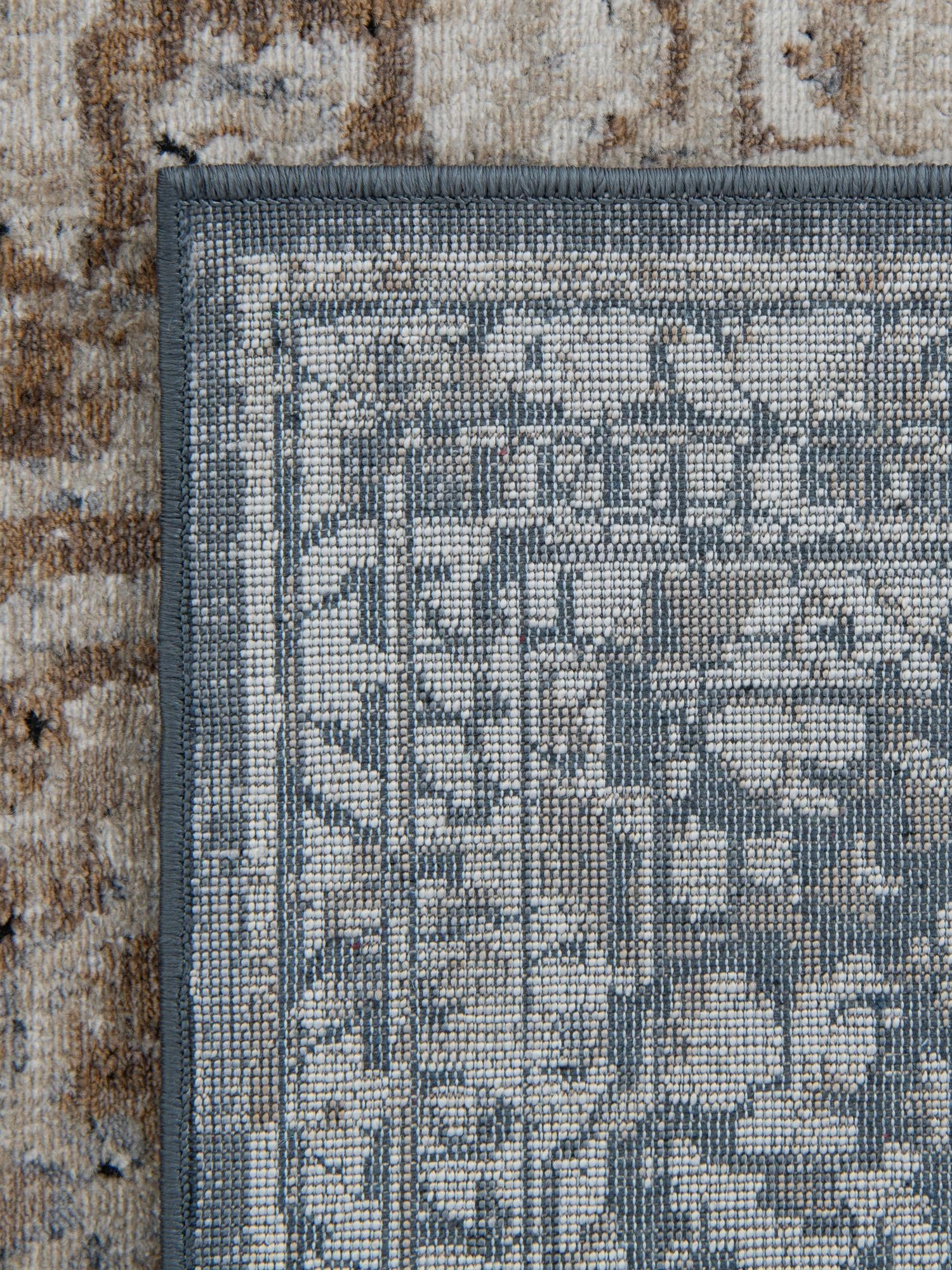 Slate Blue 9' x 12' Chateau Rectangle Area Rug 85% Polypropylene & 15% Chenille With Cotton Backing Traditional Vintage Distressed Carpet for Classical Interior Design Decorating for Sale at Rug Engine