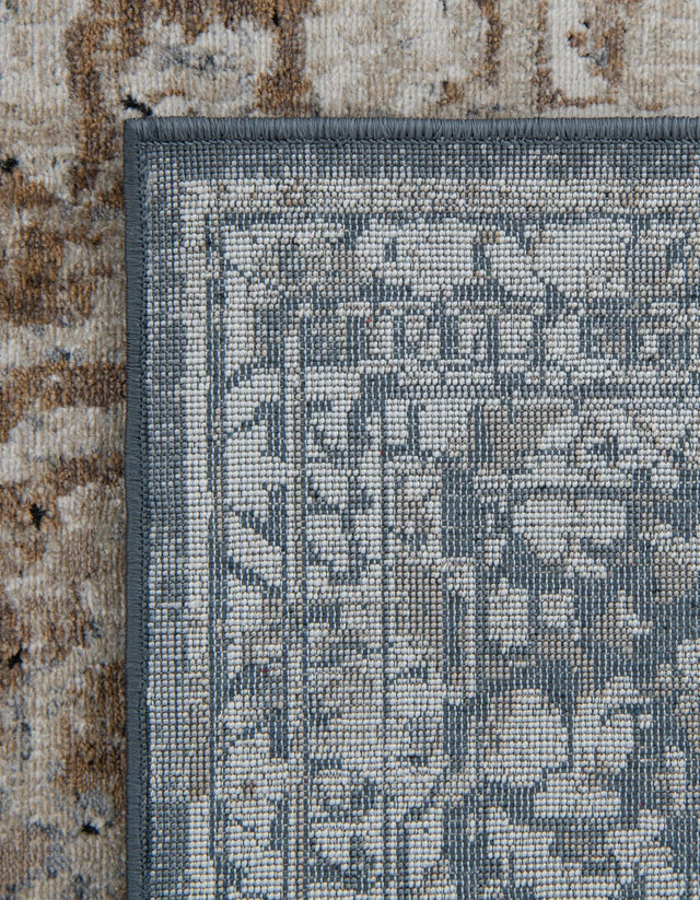 Slate Blue 9' x 12' Chateau Rectangle Area Rug 85% Polypropylene & 15% Chenille With Cotton Backing Traditional Vintage Distressed Carpet for Classical Interior Design Decorating for Sale at Rug Engine