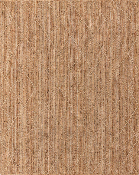 Natural 8' x 10' Braided Jute Rectangle Rug