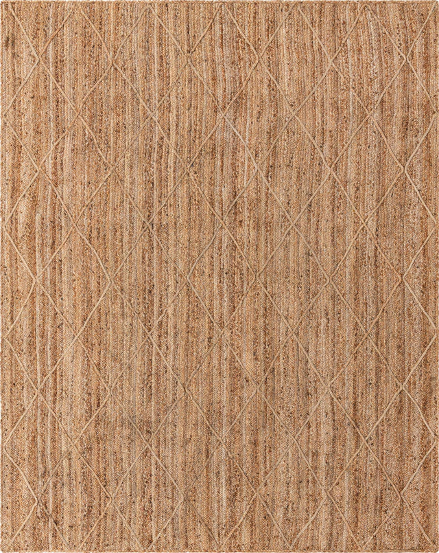 Natural 8' x 10' Braided Jute Rectangle Rug
